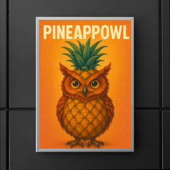 Pineappowl (an owl crossed with a pineapple) poster 5