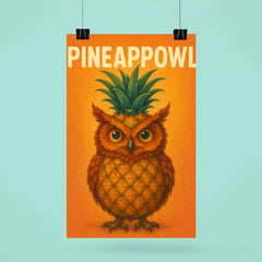 Pineappowl (an owl crossed with a pineapple) poster 6