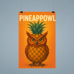 Pineappowl (an owl crossed with a pineapple) poster 9