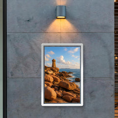 Pink Granite Coast Cote de Granit Rose Brittany France poster 2
