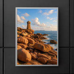 Pink Granite Coast Cote de Granit Rose Brittany France poster 5