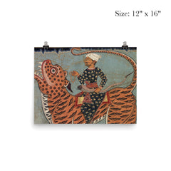 Pir Gazi and his tiger in Sundarbans poster 3