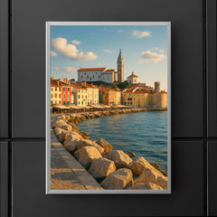 Piran Old Town Seafront Slovenia poster 5
