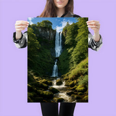 Pistyll Rhaeadr Wales poster 3