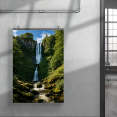 Pistyll Rhaeadr Wales poster 4