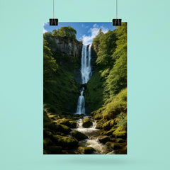 Pistyll Rhaeadr Wales poster 6