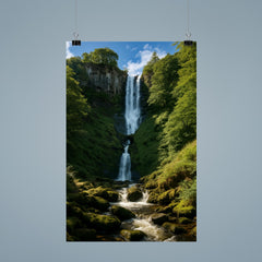 Pistyll Rhaeadr Wales poster 9