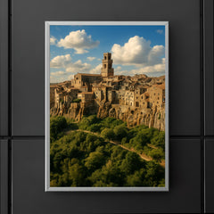 Pitigliano Tufa Town Italy poster 5