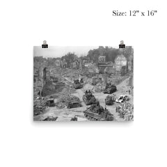 Platoon of American Tanks in Nürnberg poster 3