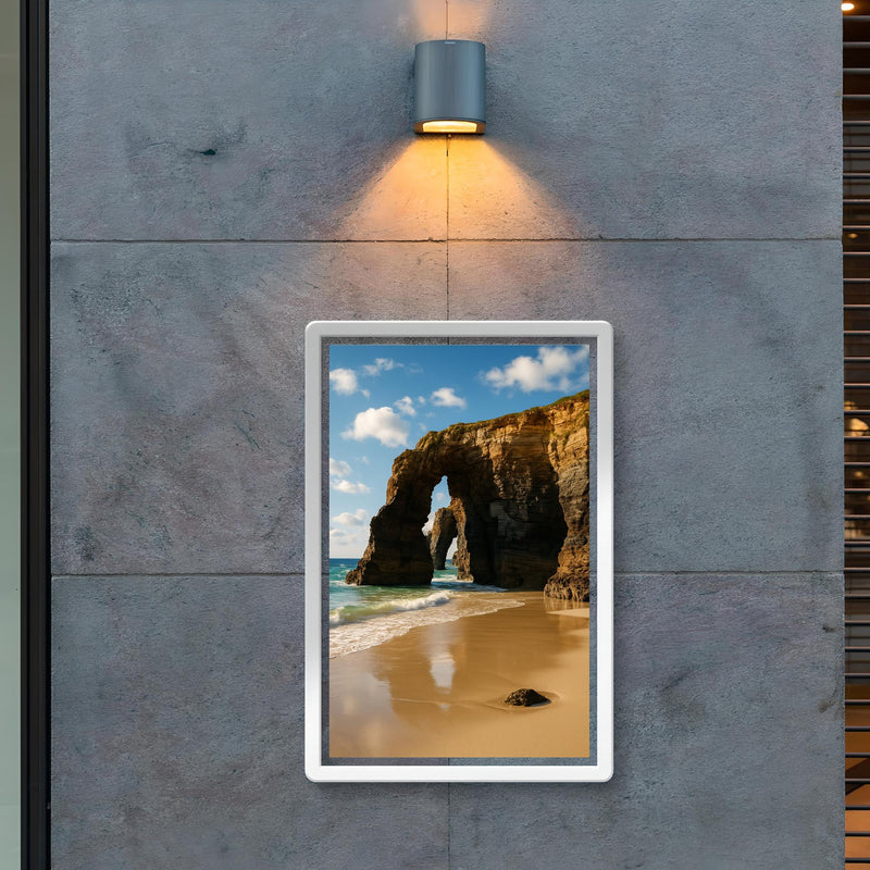 Playa de las Catedrales Galicia Spain poster 2