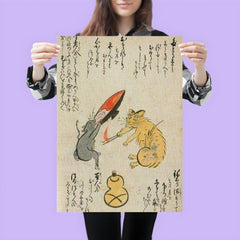 Playful Cat Asking for Hooch poster 3