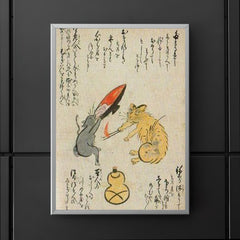 Playful Cat Asking for Hooch poster 5