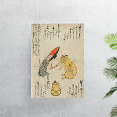 Playful Cat Asking for Hooch poster 7