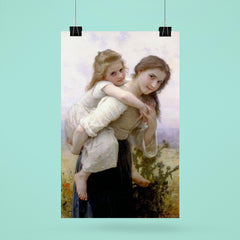 Pleasant Burden by William-Adolphe Bouguereau poster 6