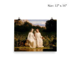 Poem of the Soul Part 11 - Virginity by Louis Janmot, 1854 poster 3