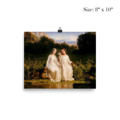 Poem of the Soul Part 11 - Virginity by Louis Janmot, 1854 poster 4