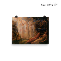 Poem of the Soul Part 12 - The Golden Stairs by Louis Janmot, 1854 poster 3
