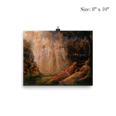 Poem of the Soul Part 12 - The Golden Stairs by Louis Janmot, 1854 poster 4
