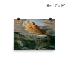 Poem of the Soul Part 17 - The Ideal by Louis Janmot poster 3