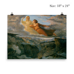 Poem of the Soul Part 17 - The Ideal by Louis Janmot poster 5