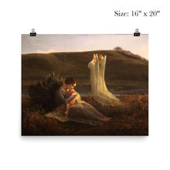Poem of the Soul Part 3 - The Angel and the Mother by Louis Janmot, 1854 poster 2