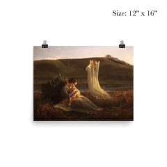 Poem of the Soul Part 3 - The Angel and the Mother by Louis Janmot, 1854 poster 3