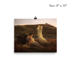 Poem of the Soul Part 3 - The Angel and the Mother by Louis Janmot, 1854 poster 4