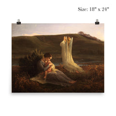 Poem of the Soul Part 3 - The Angel and the Mother by Louis Janmot, 1854 poster 5