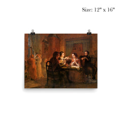 Poem of the Soul Part 6 - The Paternal Roof by Louis Janmot, 1854 poster 3