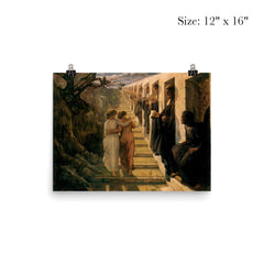 Poem of the Soul Part 7 - The Bad Path by Louis Janmot, 1854 poster 3