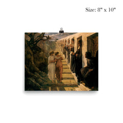 Poem of the Soul Part 7 - The Bad Path by Louis Janmot, 1854 poster 4