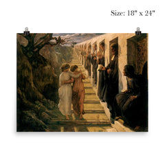Poem of the Soul Part 7 - The Bad Path by Louis Janmot, 1854 poster 5