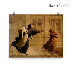 Poem of the Soul Part 8 - Nightmare by Louis Janmot, 1854 poster 2