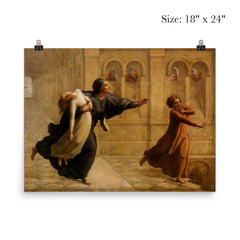 Poem of the Soul Part 8 - Nightmare by Louis Janmot, 1854 poster 5