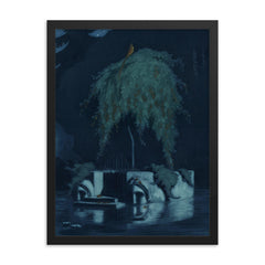 Poet’s Tomb by Rihards Zarins, 1913 framed print on a plain backdrop in size 18"x24".