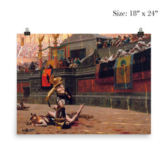 Pollice Verso by Jean-Léon Gérôme, 1872 poster 5