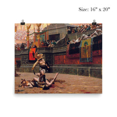 Pollice Verso by Jean-Léon Gérôme poster 2