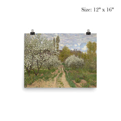 Pommiers en Fleurs by Claude Monet, 1872 poster 3