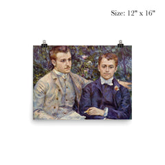 Porträt des Charles und Georges Durand-Ruel by Pierre-Auguste Renoir, 1882 poster 3