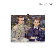 Porträt des Charles und Georges Durand-Ruel by Pierre-Auguste Renoir, 1882 poster 4