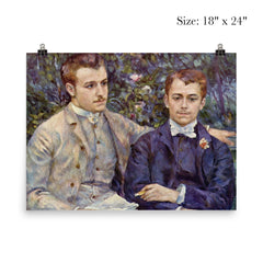 Porträt des Charles und Georges Durand-Ruel by Pierre-Auguste Renoir, 1882 poster 5