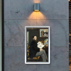Portrait of Émile Zola by Édouard Manet poster 2