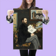 Portrait of Émile Zola by Édouard Manet poster 3
