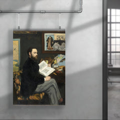 Portrait of Émile Zola by Édouard Manet poster 4