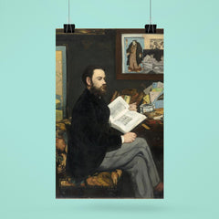 Portrait of Émile Zola by Édouard Manet poster 6
