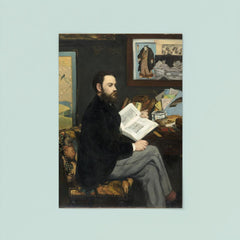 Portrait of Émile Zola by Édouard Manet poster 8