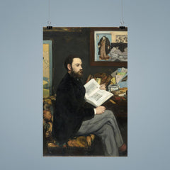 Portrait of Émile Zola by Édouard Manet poster 9