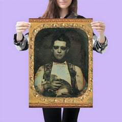 Portrait of a Blind Man Holding a Cat, c. 1850 poster 3