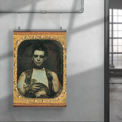 Portrait of a Blind Man Holding a Cat, c. 1850 poster 4