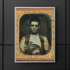 Portrait of a Blind Man Holding a Cat, c. 1850 poster 5